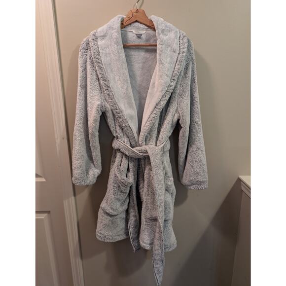 Aerie Ultra Plush Robe in Light Grey - Picture 5 of 7